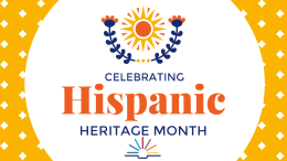 Hispanic Heritage Month with coloful graphics