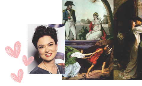 Historical love scenes and photo of Larissa Julianus