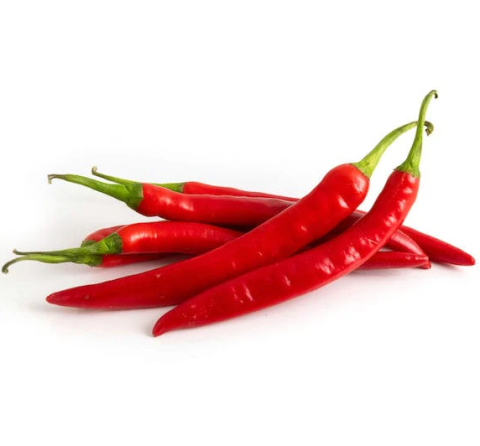 Red hot peppers