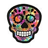 colorful tissue paper sugar skull