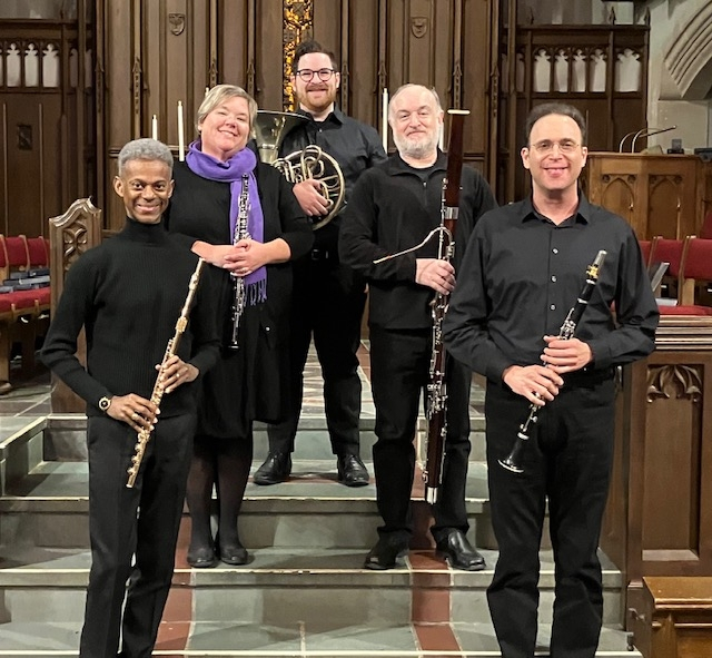 The members of the Venti Wind Quintet
