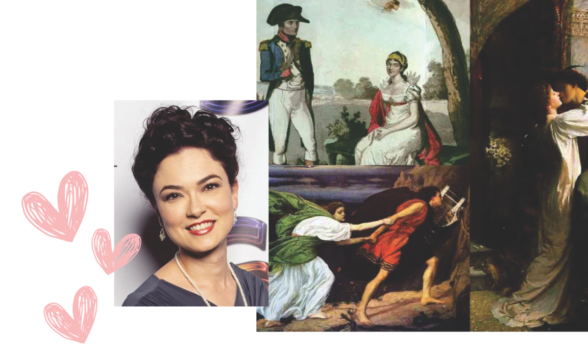 Historical love scenes and photo of Larissa Julianus