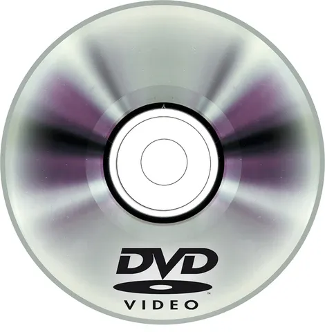 A shiny DVD disc