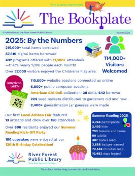 Bookplate Winter 2026 Front Page